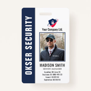 Customized Name and Photo ID Card Badge ID Badge