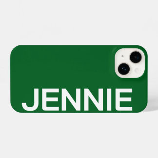 Customized Name Stylish Elegant Modern Minimal  iPhone 14 Case