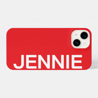 Customized Name Stylish Elegant Modern Minimal  iPhone 14 Case