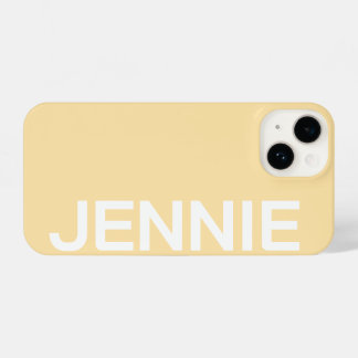 Customized Name Stylish Elegant Modern Minimal  iPhone 14 Case