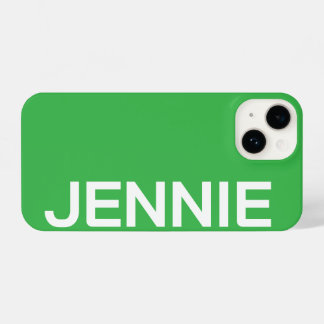 Customized Name Stylish Elegant Modern Minimal  iPhone 14 Case