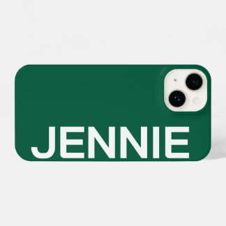 Customized Name Stylish Elegant Modern Minimal  iPhone 14 Case