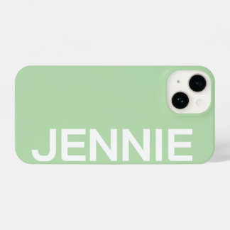 Customized Name Stylish Elegant Modern Minimal  iPhone 14 Case