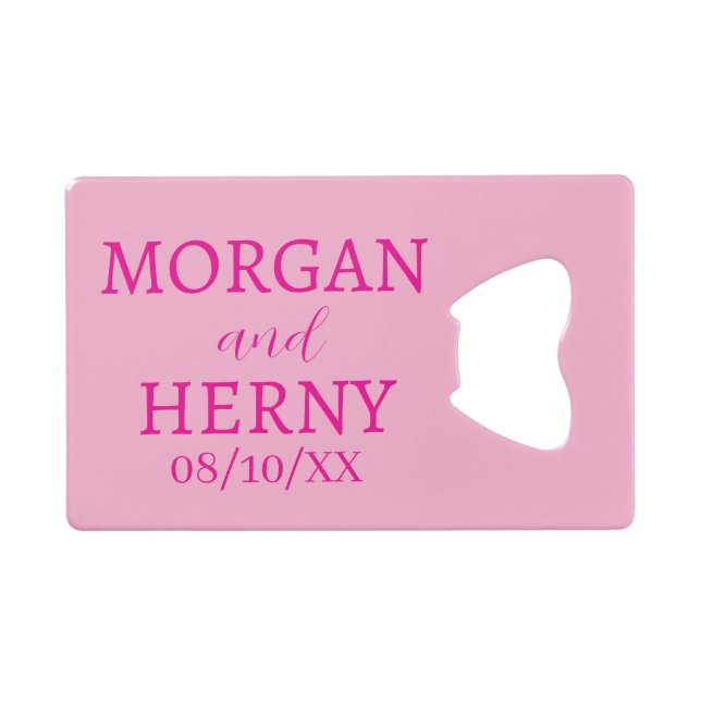 CUSTOMIZED NAME STYLISH MODERN WEDDING  (Front (Horizontal))