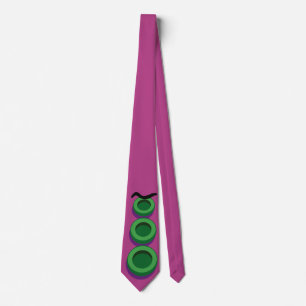Customized necktie of the Mulberry Tentacle