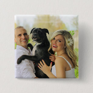 Customized Photo 15 Cm Square Badge