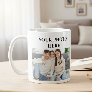Customized photo mug for dad, personalized photo