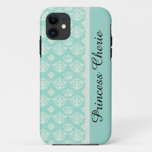 Customized Princess Damask iPhone Case