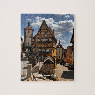 Customized Puzzle of Rothenburg, Germany