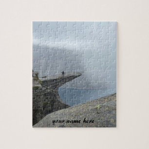 Customized Puzzle of Trolltunga Norway