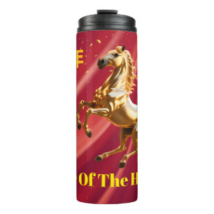 Customized Red & Gold Festive Chinese New Year  Thermal Tumbler