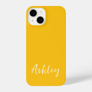Customized Simple Stylish Modern Minimal Monogram  iPhone 14 Case