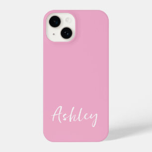 Customized Simple Stylish Modern Minimal Monogram  iPhone 14 Case