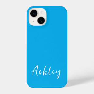 Customized Simple Stylish Modern Minimal Monogram  iPhone 14 Case