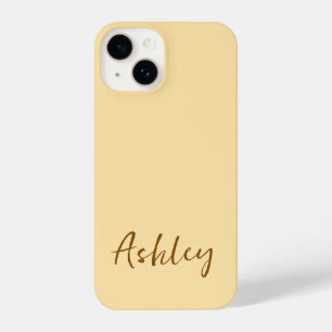 Customized Simple Stylish Modern Minimal Monogram  iPhone 14 Case
