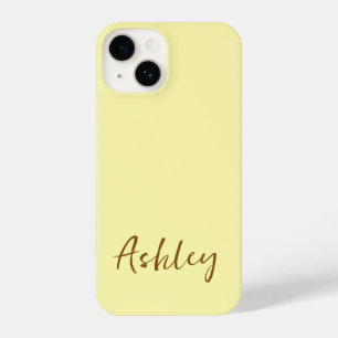 Customized Simple Stylish Modern Minimal Monogram  iPhone 14 Case