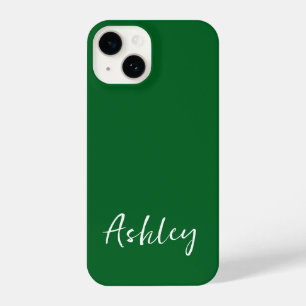 Customized Simple Stylish Modern Minimal Monogram  iPhone 14 Case