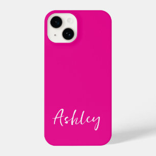 Customized Simple Stylish Modern Minimal Monogram  iPhone 14 Case