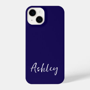 Customized Simple Stylish Modern Minimal Monogram  iPhone 14 Case