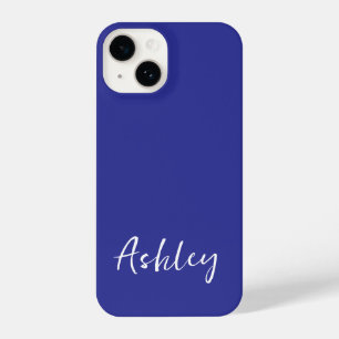 Customized Simple Stylish Modern Minimal Monogram  iPhone 14 Case