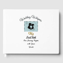 Customized Simple Wedding Guest Book 