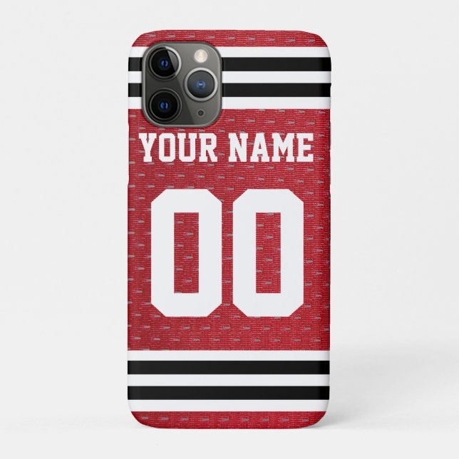 Customized Sports Hockey Jersey Case-Mate iPhone Case (Back)