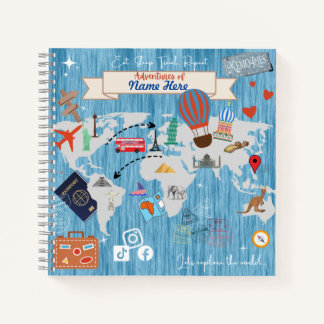 Customized Travelogue Notebook