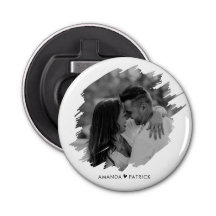 Customized Valentines Day Modern Photo Couple