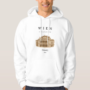Customized Vienna State Opera   Name & Year Hoodie