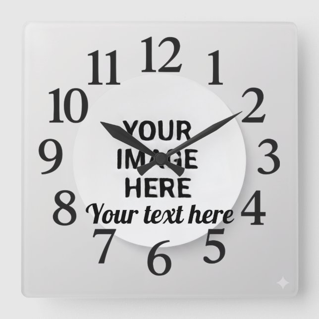 Customized Wall Clock (Front)