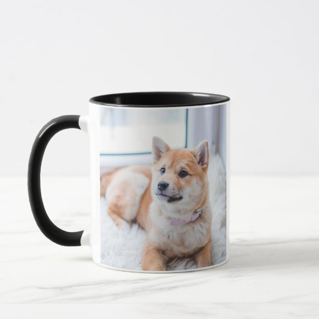 Customized Wedding Couple Personalized Photo Mug (Left)