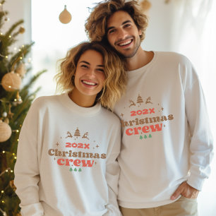 Customized year Christmas crew men's Sweatshirt
