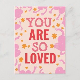 CUSTOMIZED YOU ARE LOVED GREETING CARD