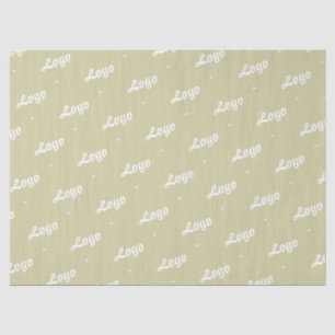 CUSTOMIZED YOUR LOGO STYLISH MODERN LIGHT OLIVE  TISSUE PAPER