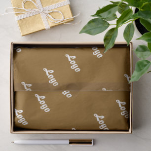 Customized Your Own Logo Stylish Modern Minimal Tissue Paper