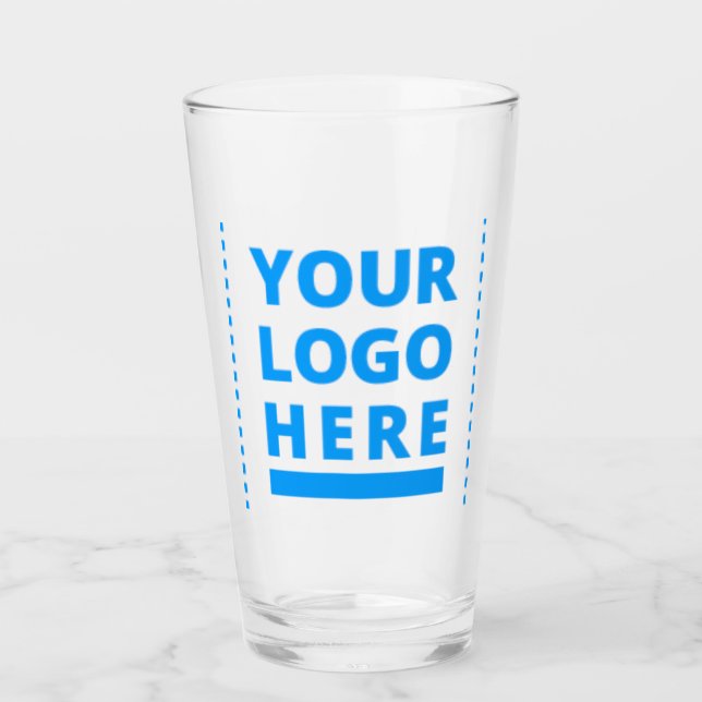 Customized Your Text or Logo Here 2 Inch Square Bu Glass (Front)