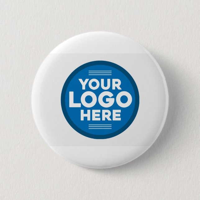 Customized Your Text or Logo Here 6 Cm Round Badge (Front)