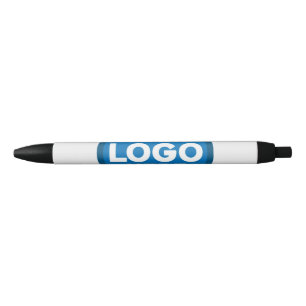Customized Your Text or Logo Here  Black Ink Pen