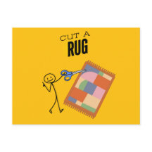 Cut a Rug Postcard