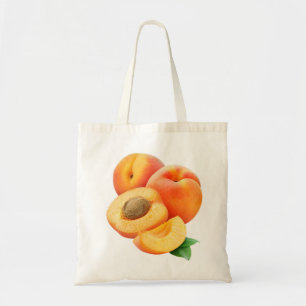 Cut apricots tote bag