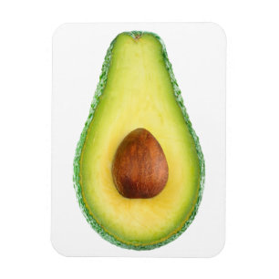 Cut avocado fruit magnet