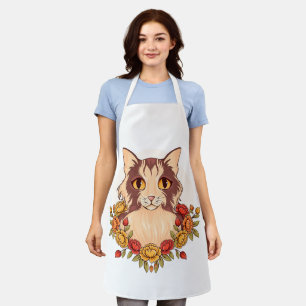 Cut cat lover  apron