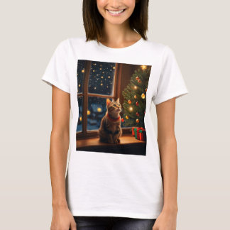 cut cat t-shart , cate T-shart Men's Basic T-Shirt