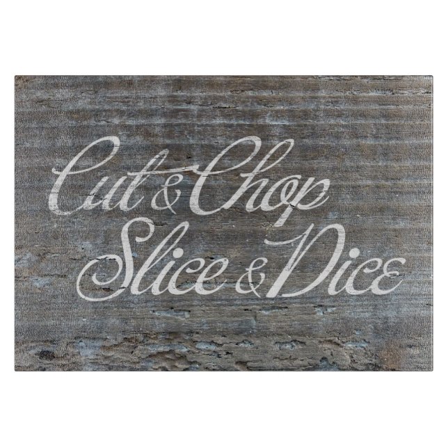 Cut & Chop Slice & Dice Cutting Board (Front)