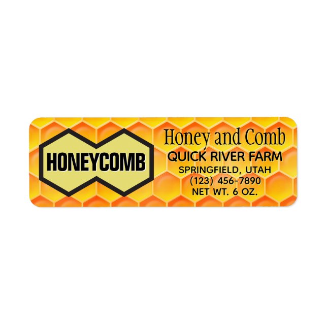 Cut-Comb Honey Box (Front)