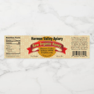 Cut Comb Honey Box Labels