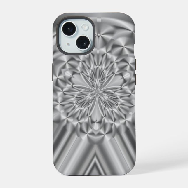 Cut Crystal Shamrock iPhone 15 Case (Back)