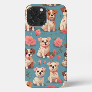 Cut Dogs pattern  iPhone 13 Pro Max Case