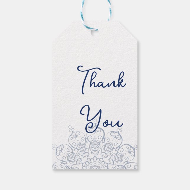 Cut Eid Mubarak  Gift Tags (Back)