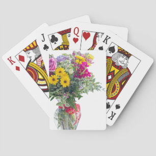 Cut Flower Bouquet Playing Cards